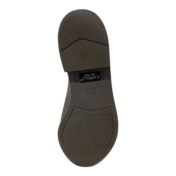 CAPELLI OF NY CHELSEA FLAT RAINBOOTS PULL-UP ANGLE BOOTIES GRAY SIZE 9 - Picture 6 of 11